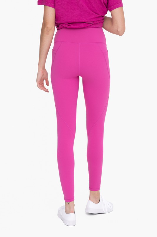 Tapered Band Essential Solid Highwaist Leggings king-general-store-5710.myshopify.com