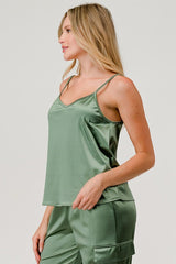 Satin Tank Top