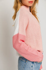 Color Block Oversize Sweater king-general-store-5710.myshopify.com