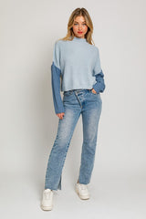 Color Block Oversize Sweater king-general-store-5710.myshopify.com