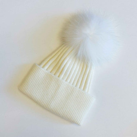 Pure Angora Genuine Fur Luxe Beanie king-general-store-5710.myshopify.com