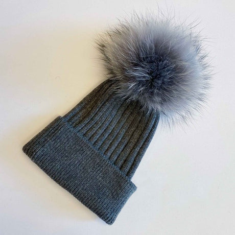 Pure Angora Genuine Fur Luxe Beanie king-general-store-5710.myshopify.com