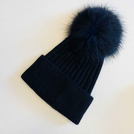 Pure Angora Genuine Fur Luxe Beanie king-general-store-5710.myshopify.com