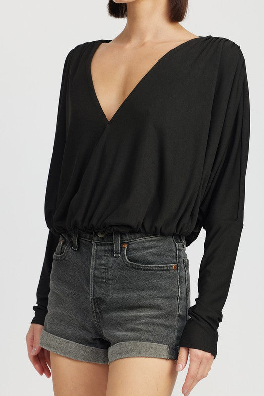 Dolman Twist Front Top king-general-store-5710.myshopify.com