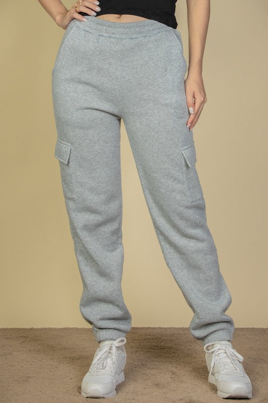 Side Pocket Drawstring Waist Sweatpants king-general-store-5710.myshopify.com