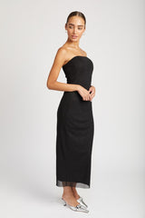 GLITTER MAXI TUBE DRESS king-general-store-5710.myshopify.com