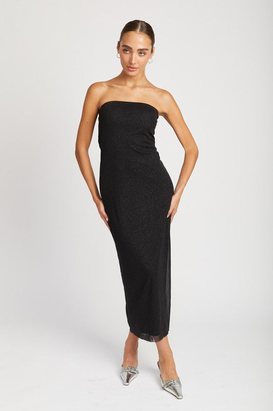 GLITTER MAXI TUBE DRESS king-general-store-5710.myshopify.com