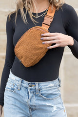 Lola Boucle Sherpa Sling/Belt Bag king-general-store-5710.myshopify.com