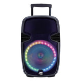 Naxa Portable 15 Inch BT Speaker w Color Light