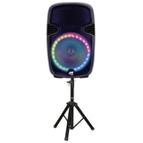 Naxa Portable 15 Inch BT Party Speaker w Lights