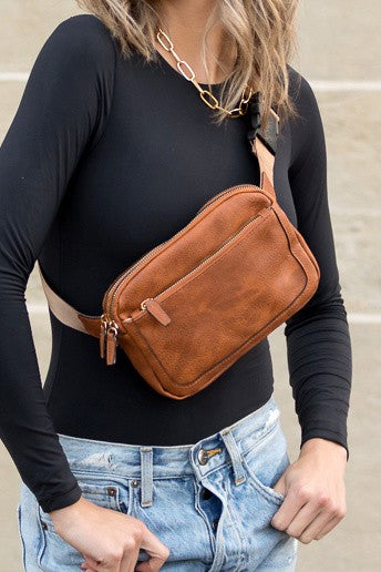 Presly Vegan Leather Everywhere Sling Belt Bag king-general-store-5710.myshopify.com