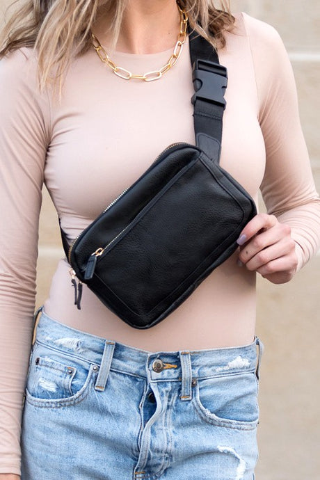 Presly Vegan Leather Everywhere Sling Belt Bag king-general-store-5710.myshopify.com