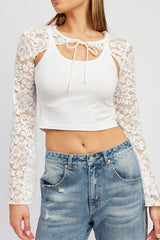 Long Sleeve Lace Bolero king-general-store-5710.myshopify.com