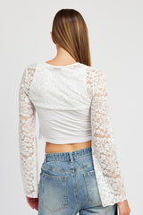 Long Sleeve Lace Bolero king-general-store-5710.myshopify.com