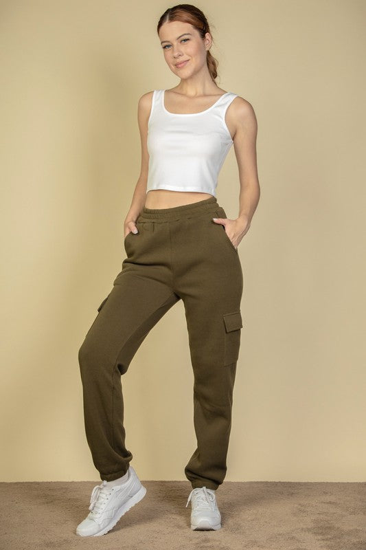 Side Pocket Drawstring Waist Sweatpants king-general-store-5710.myshopify.com