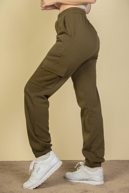 Side Pocket Drawstring Waist Sweatpants king-general-store-5710.myshopify.com