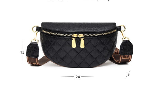 Myra Quilted Leather Crescent Sling Bag king-general-store-5710.myshopify.com