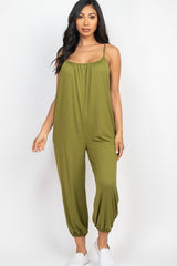 Spaghetti Strap Solid Jumpsuit king-general-store-5710.myshopify.com