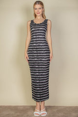 Tie Dye Printed Tank Bodycon Maxi Dress king-general-store-5710.myshopify.com