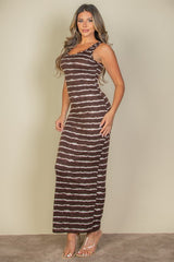 Tie Dye Printed Tank Bodycon Maxi Dress king-general-store-5710.myshopify.com