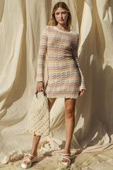 Round Neck Bell Sleeve Sweater Dress king-general-store-5710.myshopify.com