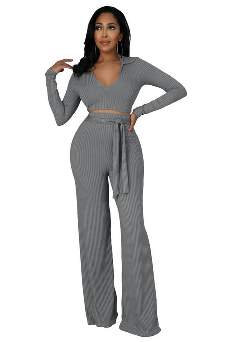 Round Neck Long Sleeve Pant Set king-general-store-5710.myshopify.com