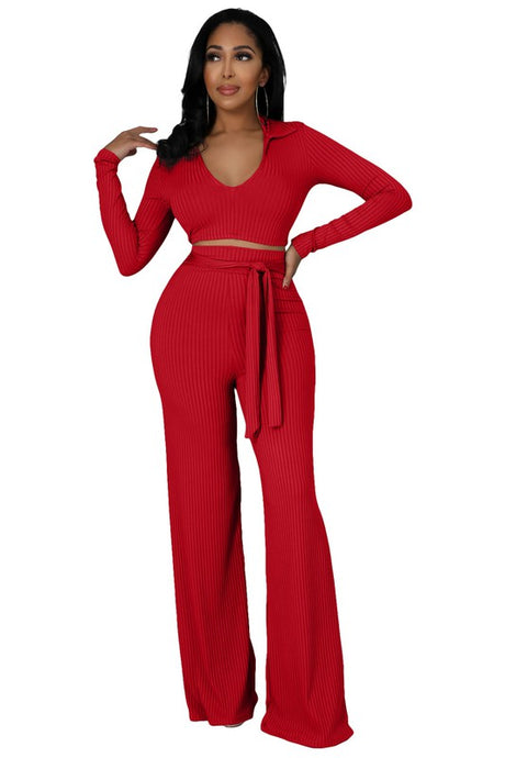 Round Neck Long Sleeve Pant Set king-general-store-5710.myshopify.com