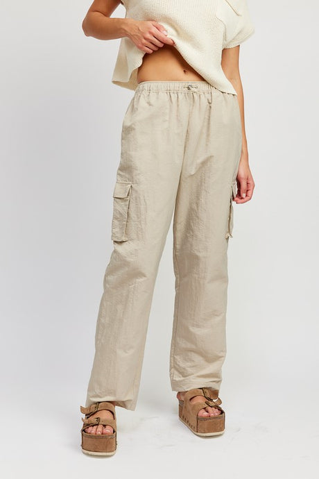 STRAIGHT LEG PANTS WITH ELASTIC WAIST BAND king-general-store-5710.myshopify.com