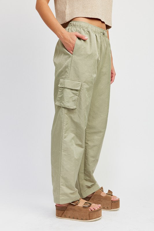 STRAIGHT LEG PANTS WITH ELASTIC WAIST BAND king-general-store-5710.myshopify.com