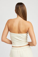 Zip Up Tube Top king-general-store-5710.myshopify.com