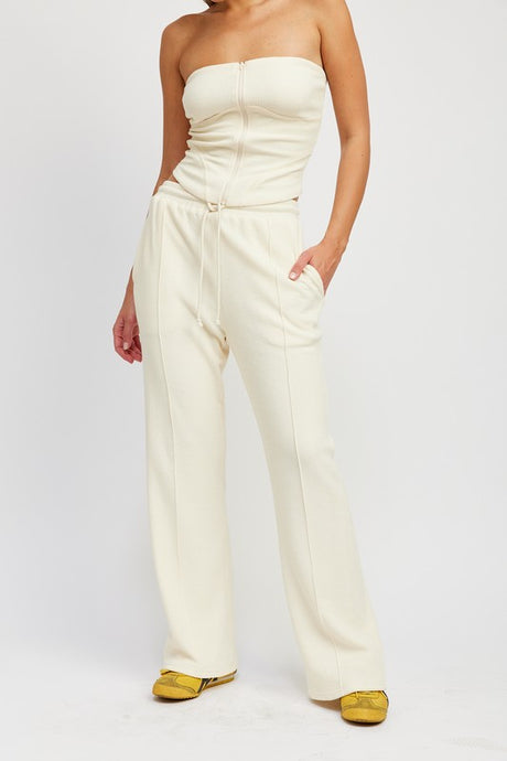 High Waist Pants with Drawstrings king-general-store-5710.myshopify.com