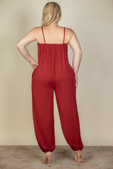 Plus Sleeveless Jogger Jumpsuit king-general-store-5710.myshopify.com