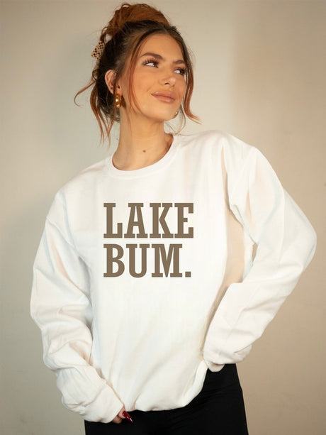 Lake Bum Graphic Sweatshirt king-general-store-5710.myshopify.com