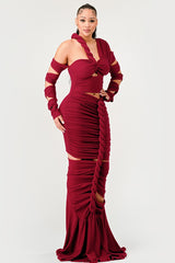 Long Sleeve Wrap Rope Maxi Dress king-general-store-5710.myshopify.com