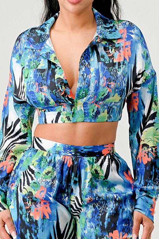 Tropical Mirage Palazzo Set king-general-store-5710.myshopify.com