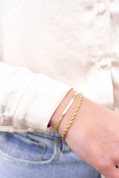 Luxe Gold Rope Bracelet king-general-store-5710.myshopify.com