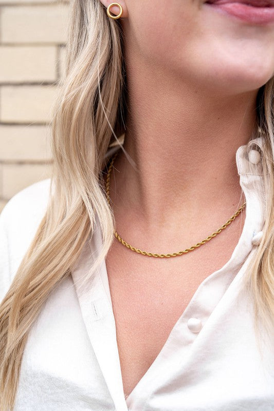 Luxe Gold Rope Chain - 16in king-general-store-5710.myshopify.com