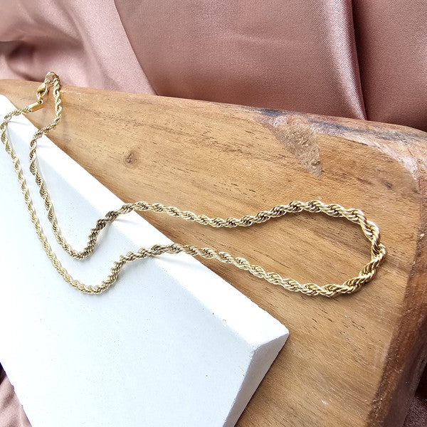 Luxe Gold Rope Chain - 16in king-general-store-5710.myshopify.com