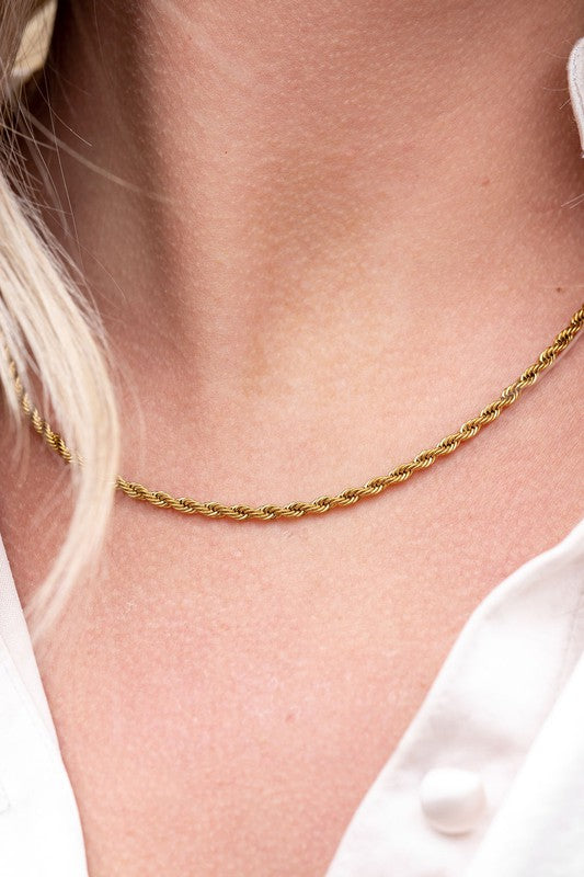 Luxe Gold Rope Chain - 16in king-general-store-5710.myshopify.com