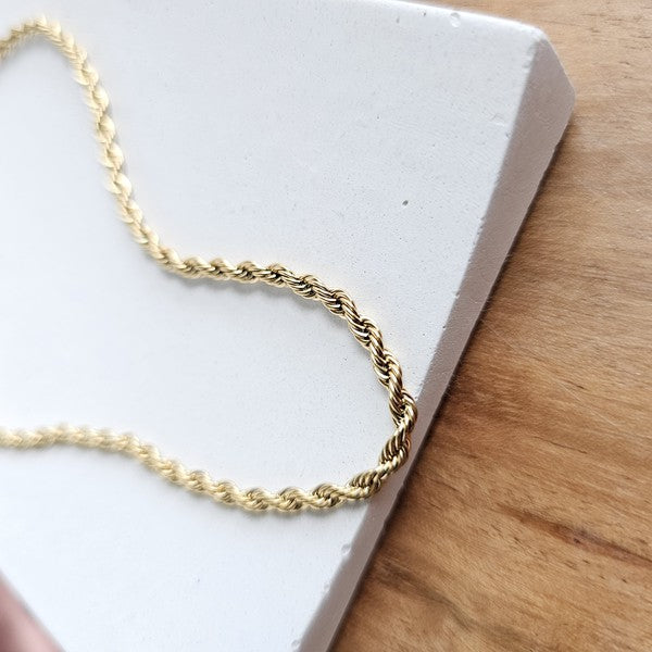 Luxe Gold Rope Chain - 16in king-general-store-5710.myshopify.com