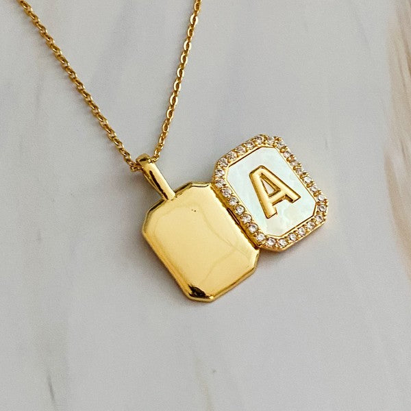 Initial Deco Open Locket Pendant Necklace king-general-store-5710.myshopify.com