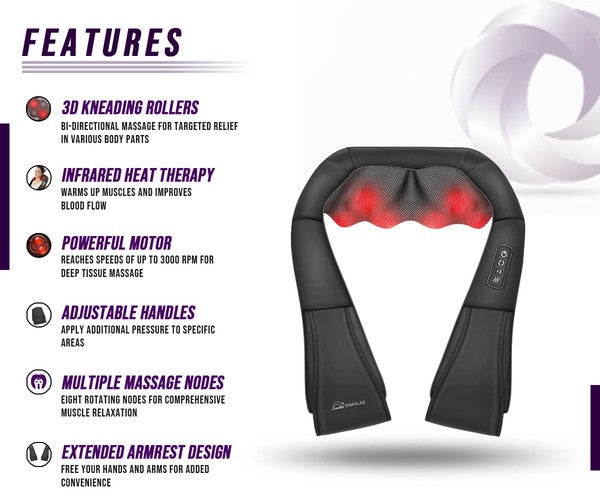 Neck and Shoulder Massager w/Heat king-general-store-5710.myshopify.com