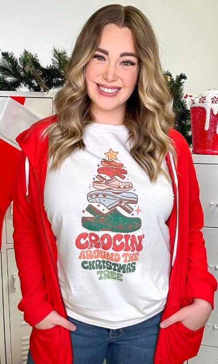 Crockin' Around the Christmas Tree Graphic T-Shirt king-general-store-5710.myshopify.com