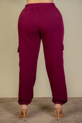 Plus Size Side Pocket Drawstring Waist Sweatpants king-general-store-5710.myshopify.com