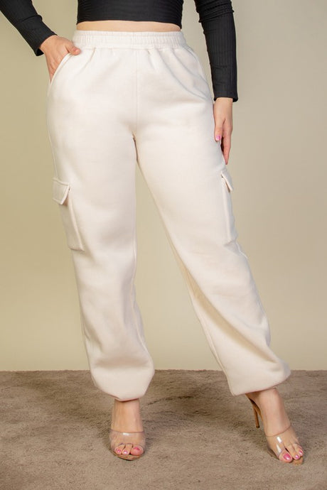 Plus Size Side Pocket Drawstring Waist Sweatpants king-general-store-5710.myshopify.com
