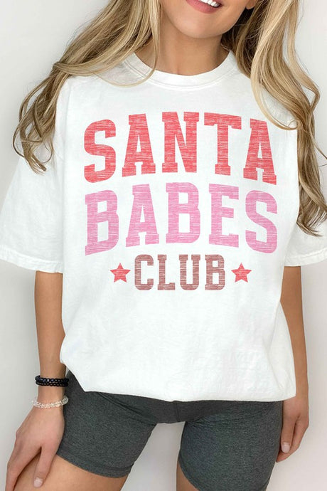 Santa Babes Club Graphic Tee king-general-store-5710.myshopify.com