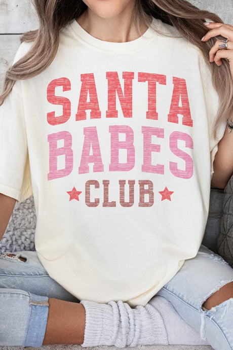 Santa Babes Club Graphic Tee king-general-store-5710.myshopify.com