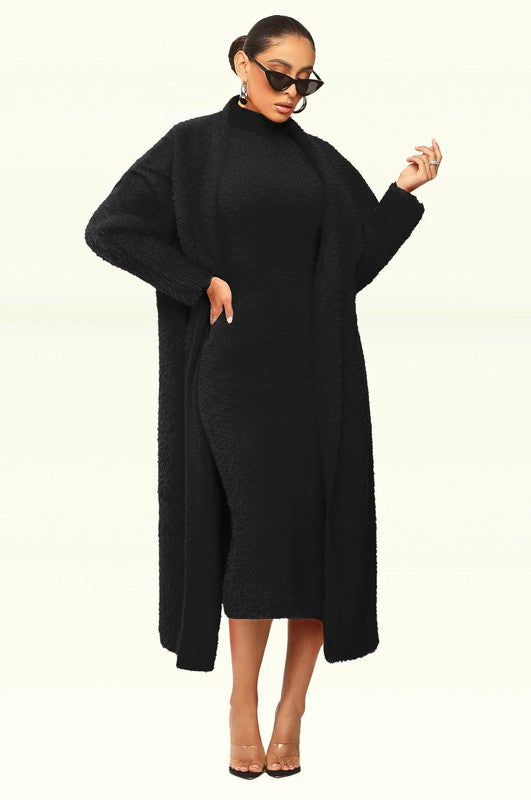 ATHINA Skim Cardigan Dress set king-general-store-5710.myshopify.com