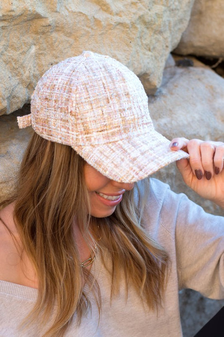 Tweed Sparkle Ball Cap king-general-store-5710.myshopify.com