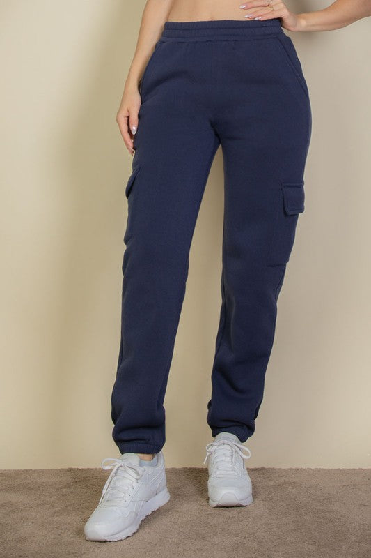 Side Pocket Drawstring Waist Sweatpants king-general-store-5710.myshopify.com